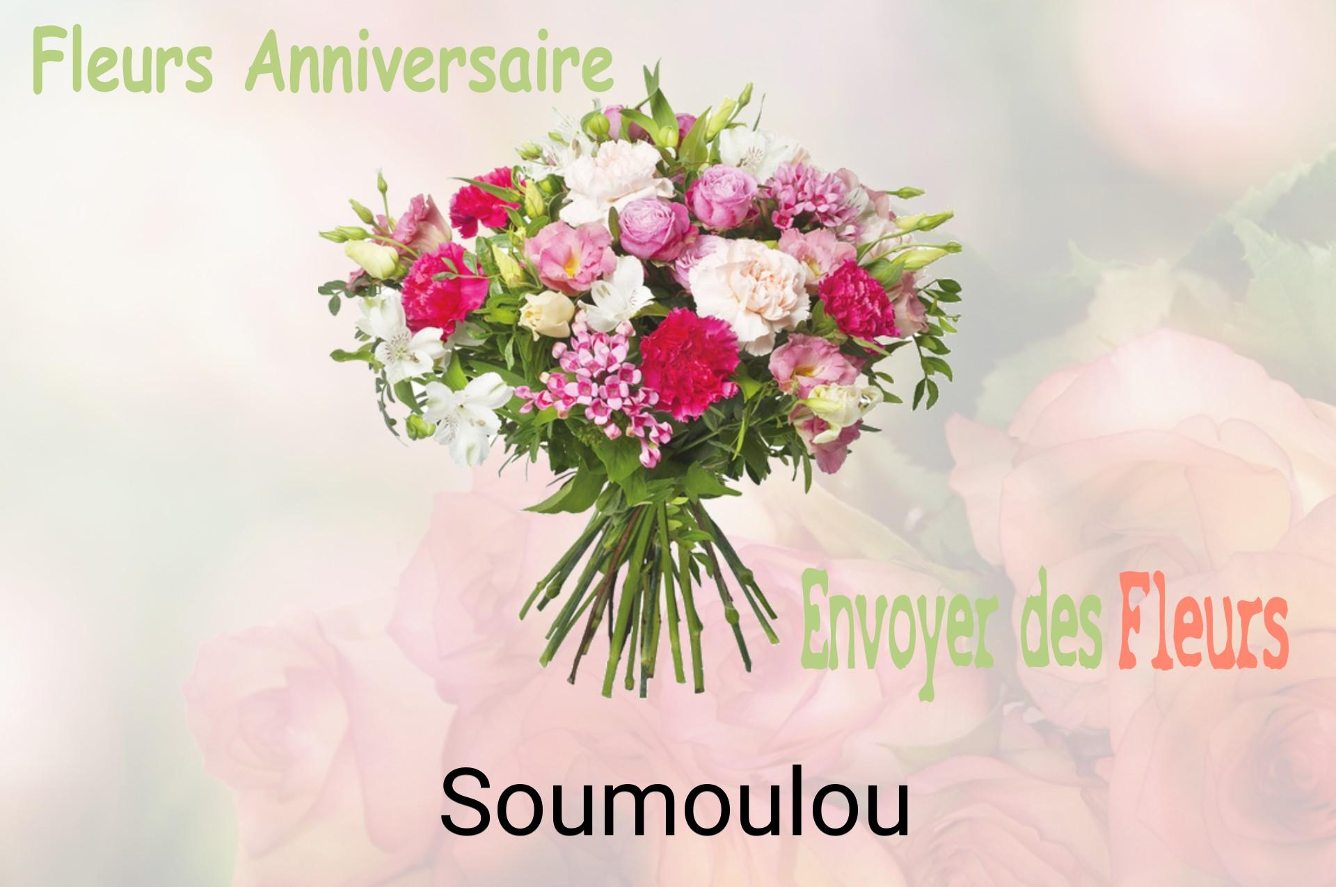 Bouquet de fleurs d’anniversaire livré à Soumoulou